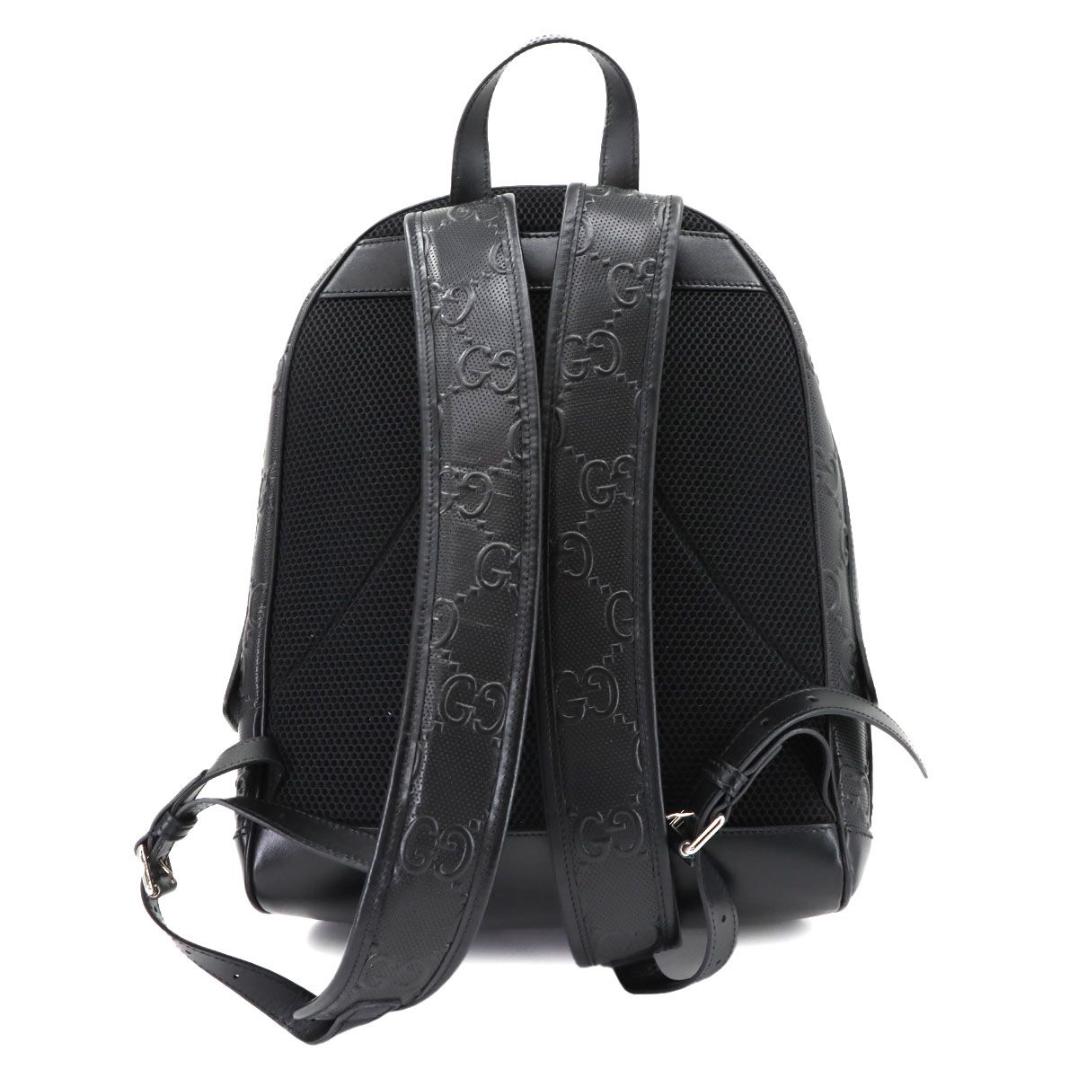 新品同様 グッチ GUCCI GGエンボス バックパック リュックサック