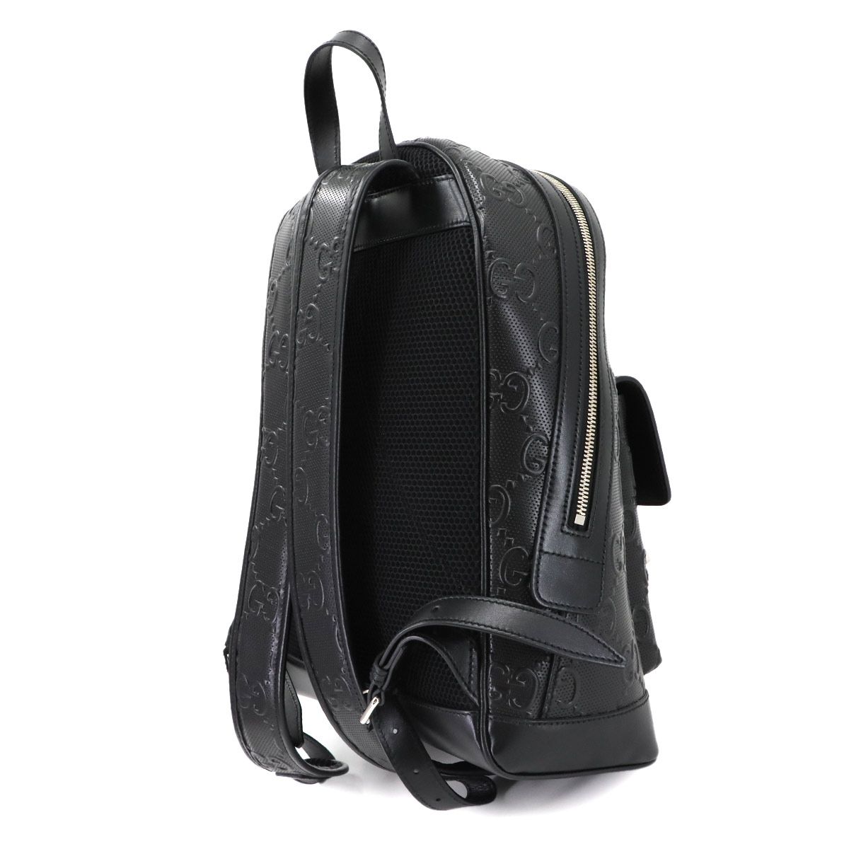 新品同様 グッチ GUCCI GGエンボス バックパック リュックサック