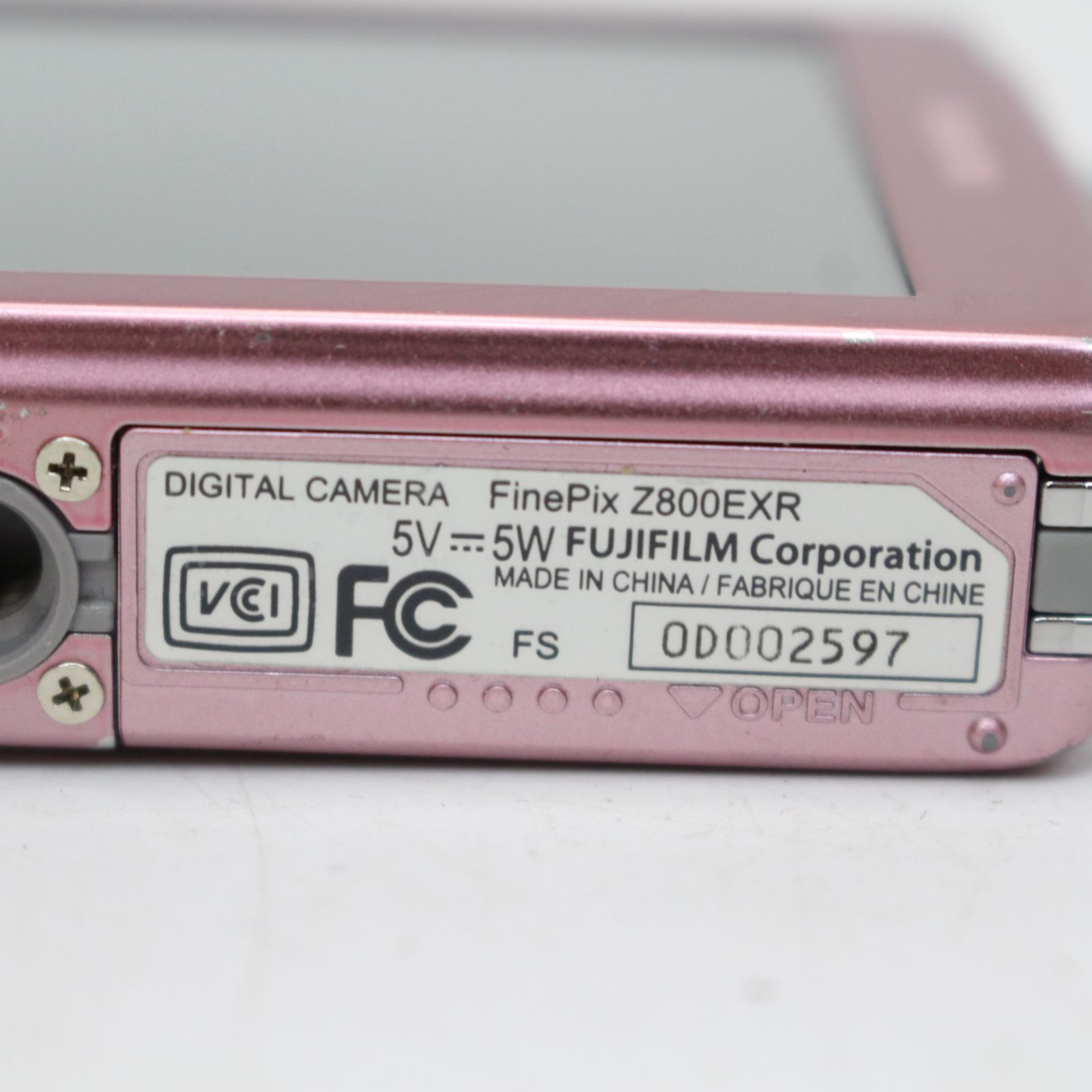 047)Fujifilm FinePix Z800EXR (ピンク) ジャンク品 - メルカリ