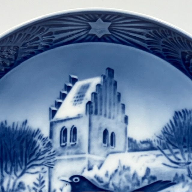 ロイヤルコペンハーゲン イヤープレート 1966年 「Blackbird at