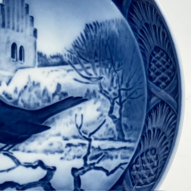 ロイヤルコペンハーゲン イヤープレート 1966年 「Blackbird at