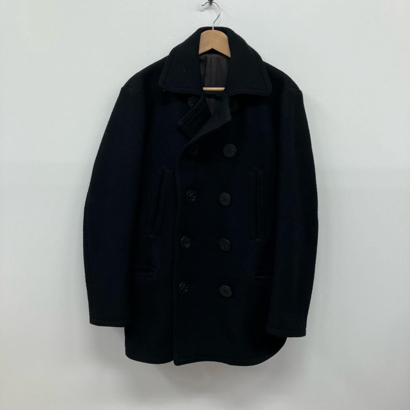 イオン広店】 中古 PHERROWS | フェローズ ピーコート ブラック サイズ