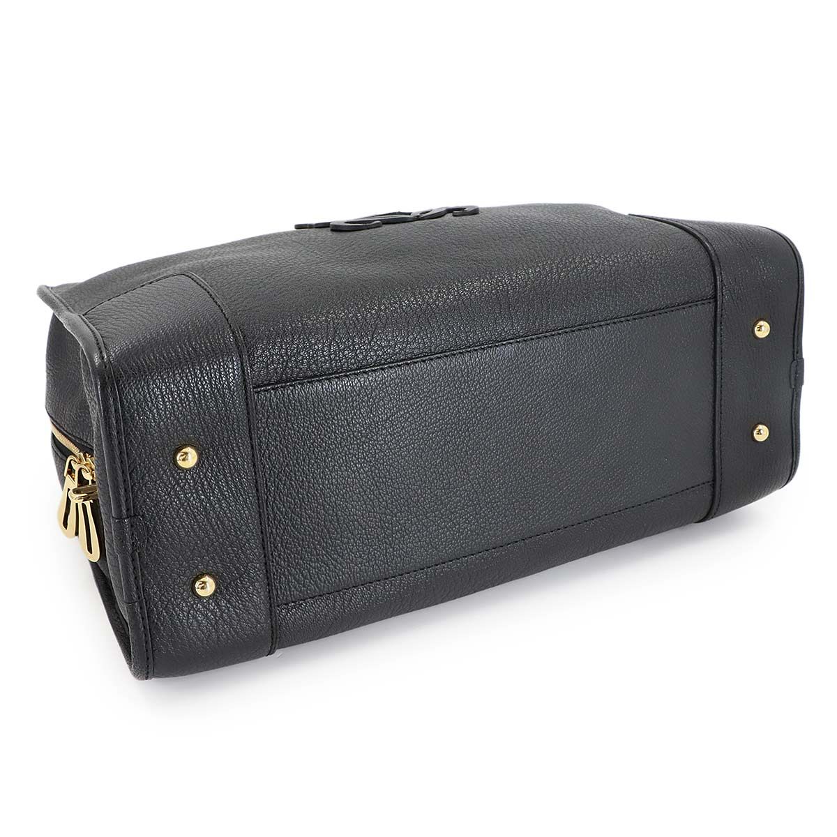 新品同様 ロエベ LOEWE アマソナ 36 ハンド バッグ レザー ブラック