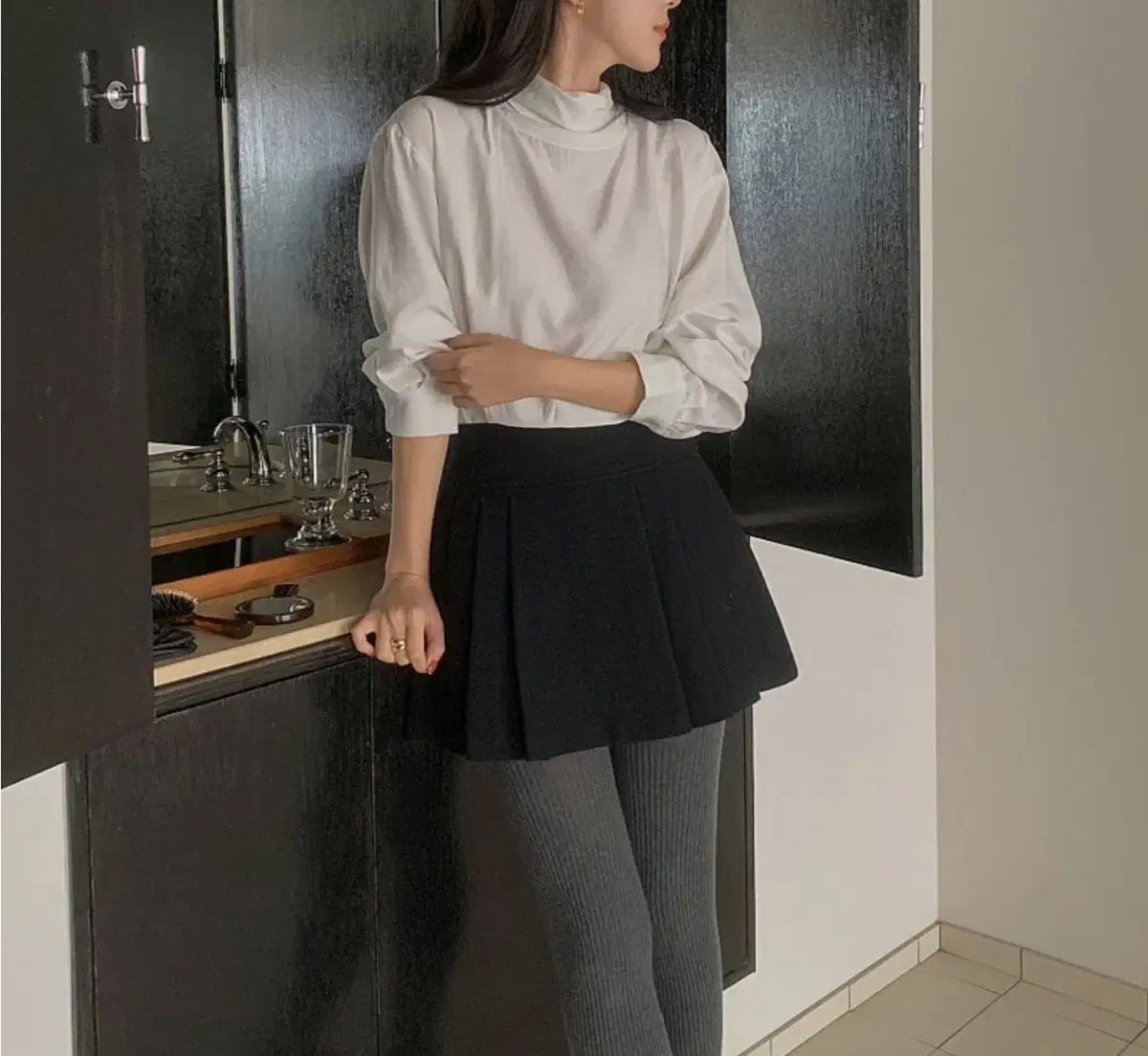 ミエル バービー スカート ブラック M