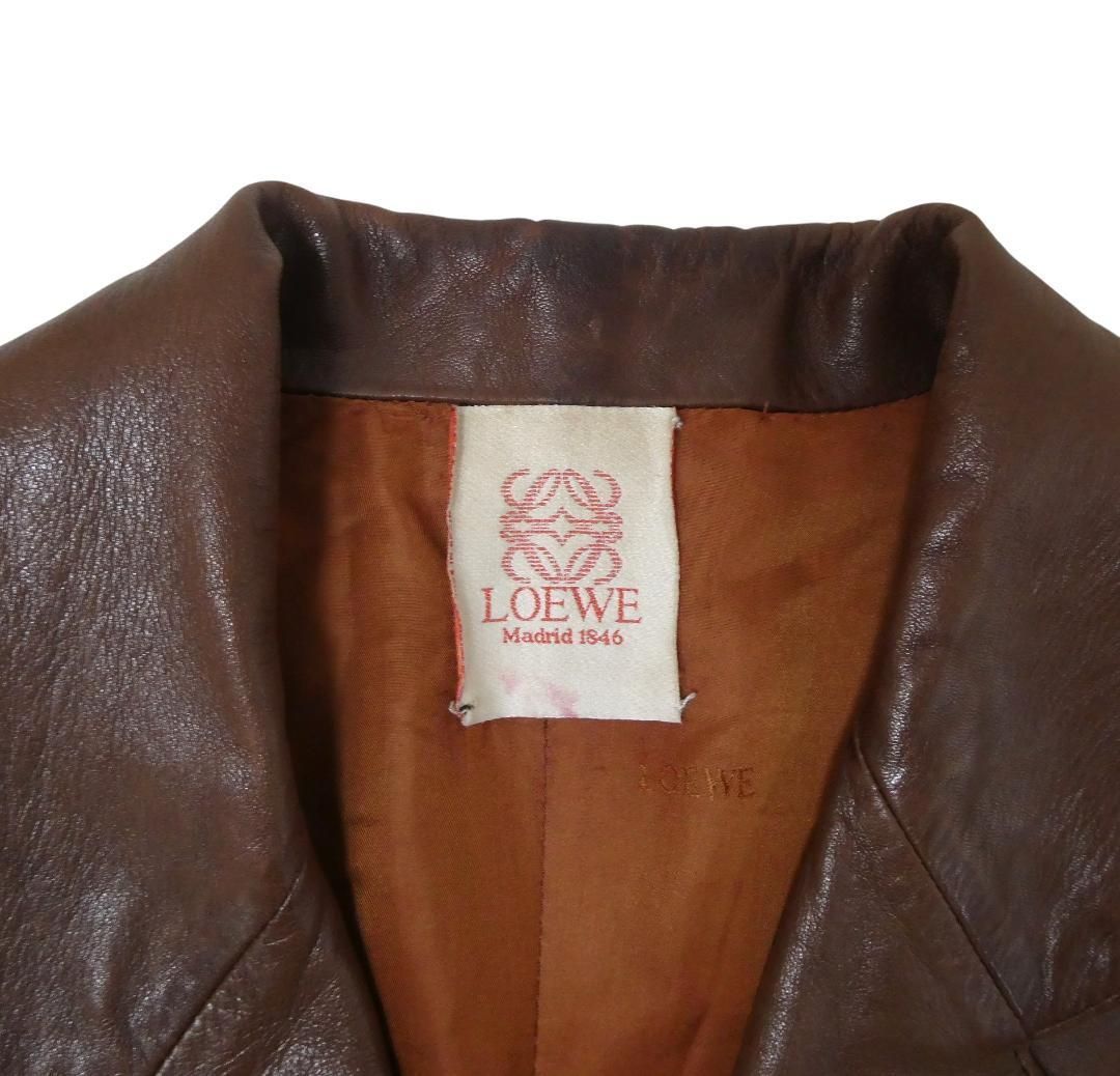 LOEWE - 【美品】 LOEWE / ロエベ | 2024AW | ラマ ウール ダブルブレスト コート | 44 | グレー | メンズの通販  by KLDラクマ店｜ロエベならラクマ LOEWE ロエベ ダブルブレスト レザージャケット 44 ブラウン