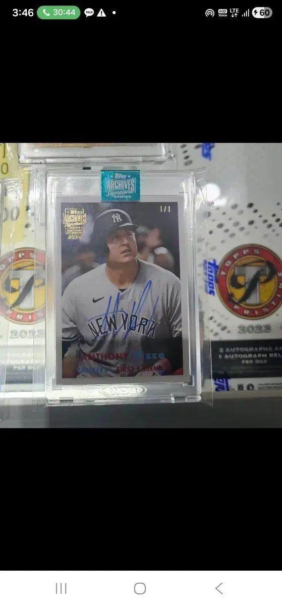 YORK YANKEES ANTHONY RIZZO Autograph 1 野球カード