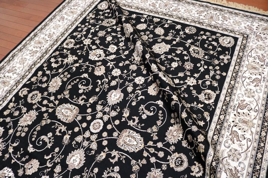 ペルシャ柄絨毯 200×290 新品未使用 6畳 大判ラグ カーペット 訳あり