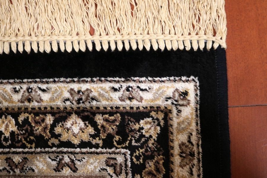 ペルシャ柄絨毯 200×290 新品未使用 6畳 大判ラグ カーペット 訳あり