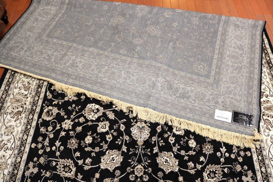 ペルシャ柄絨毯 200×290 新品未使用 6畳 大判ラグ カーペット 訳あり