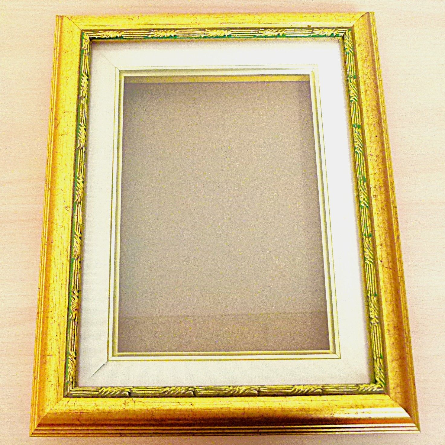 TK]アンティーク調 サム ゴールド 2重フレーム 油彩額縁 インテリア