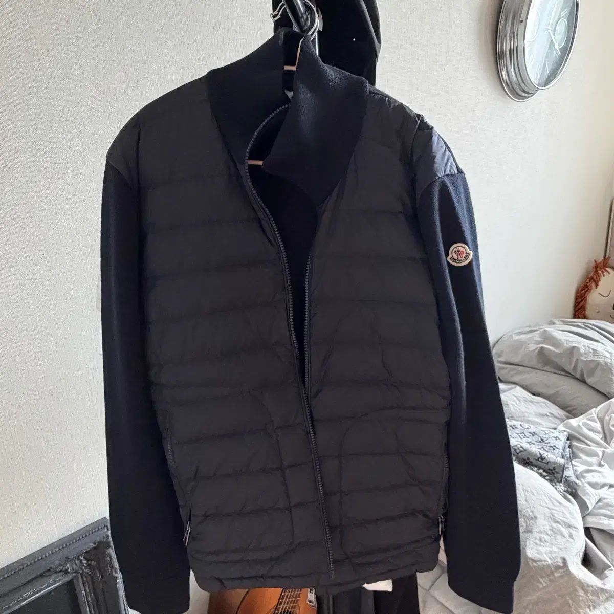 モンクレール ニットダウン ネイビー m
