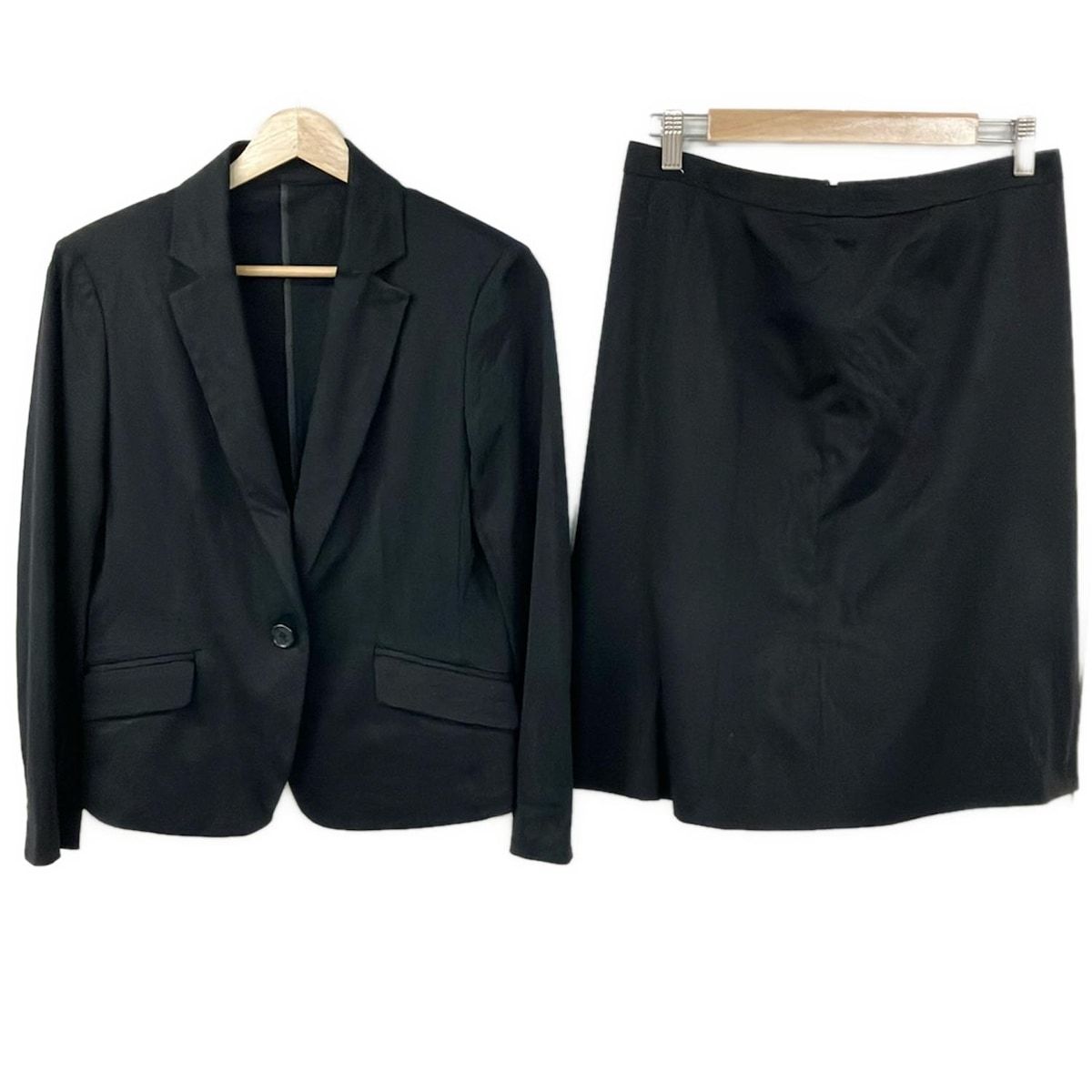 自由区 jiyuku ジユウク スカートスーツ レディース 黒