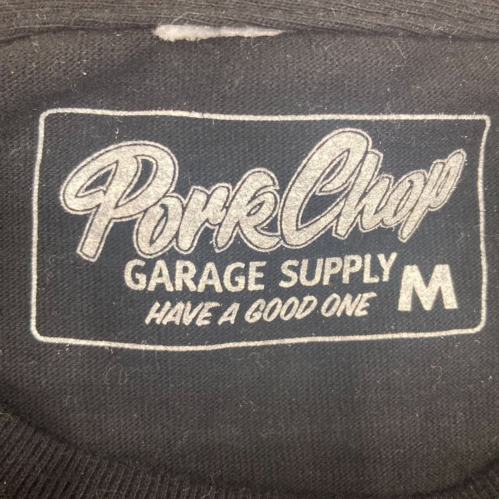 Porkchop Garage Supply 黒　Lサイズ　キムタク　値下げ不可 PORKCHOP GARAGE SUPPLY PORK FRONT TEE BLACK サイズ M ポーク