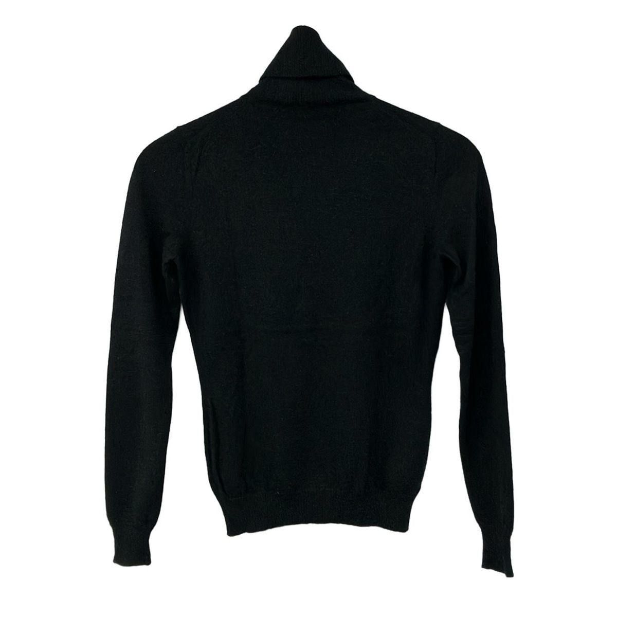 ☆美品☆GUCCI グッチ ブラック黒 長袖ブラウス シルク100% 46サイズ GUCCI(グッチ) 長袖セーター サイズXS レディース - 252509 黒