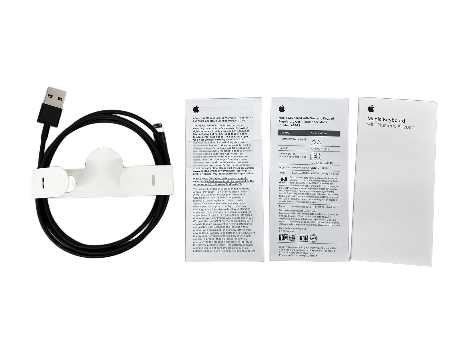 Apple magic keyboard MRMH 2 LL A 1843 キーボード 英語配列 テンキー付き PC周辺機器 家電