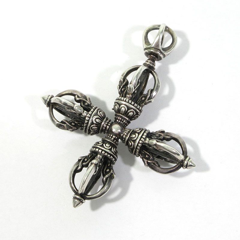 ZOCALO ゾカロ NARROW DOUBLE DORJE ナロウ ダブル ドージェ ペンダントトップ シルバー 134