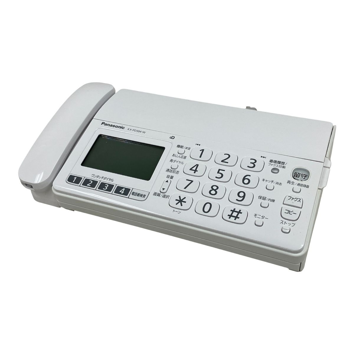 Panasonic KX PD 304 DL おたっくす 電話機 FAX ナンバーディスプレイ 家電 パナソニック ♥