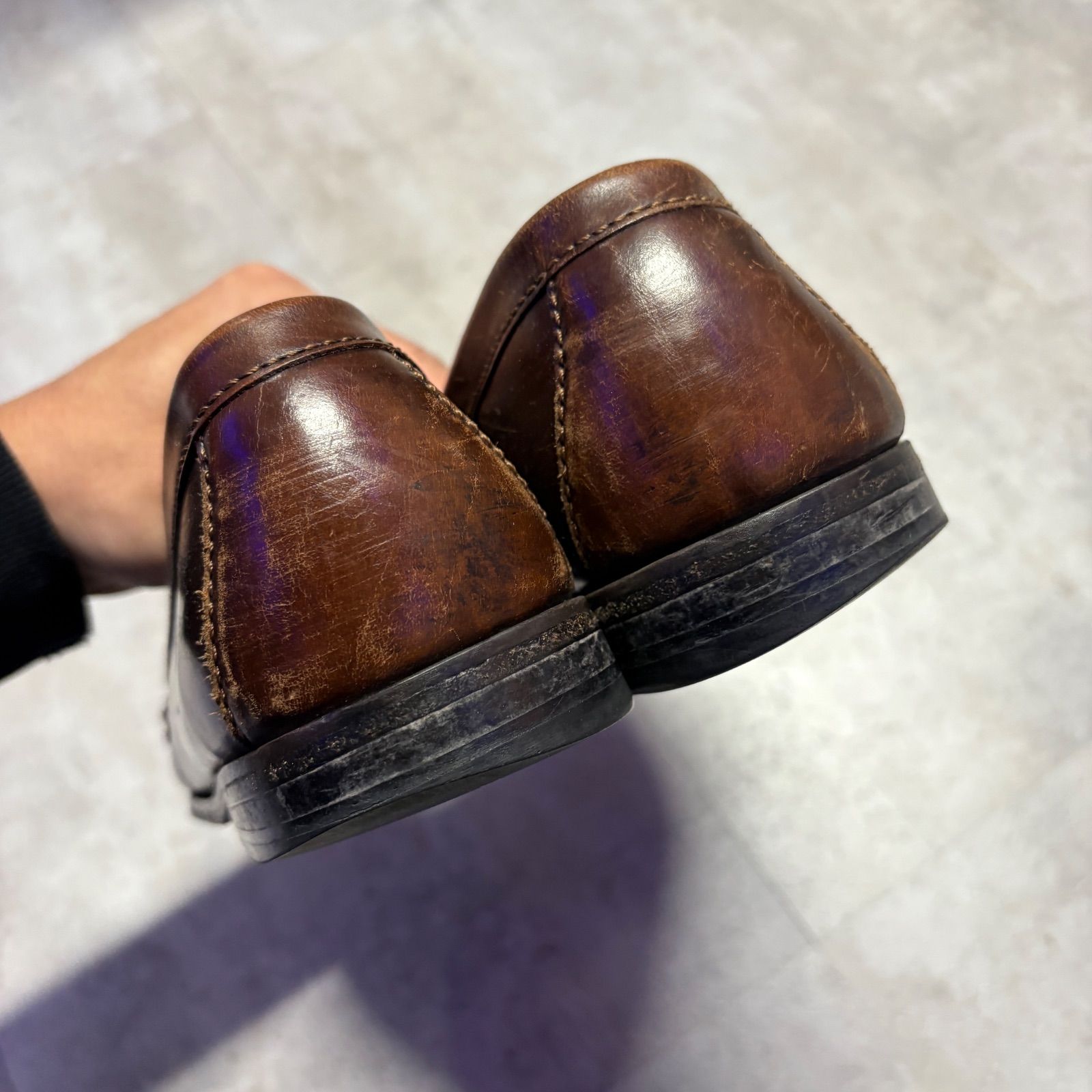  cole haan ピンチタッセルローファー レザー 28 cm その他 ブーツ 革靴