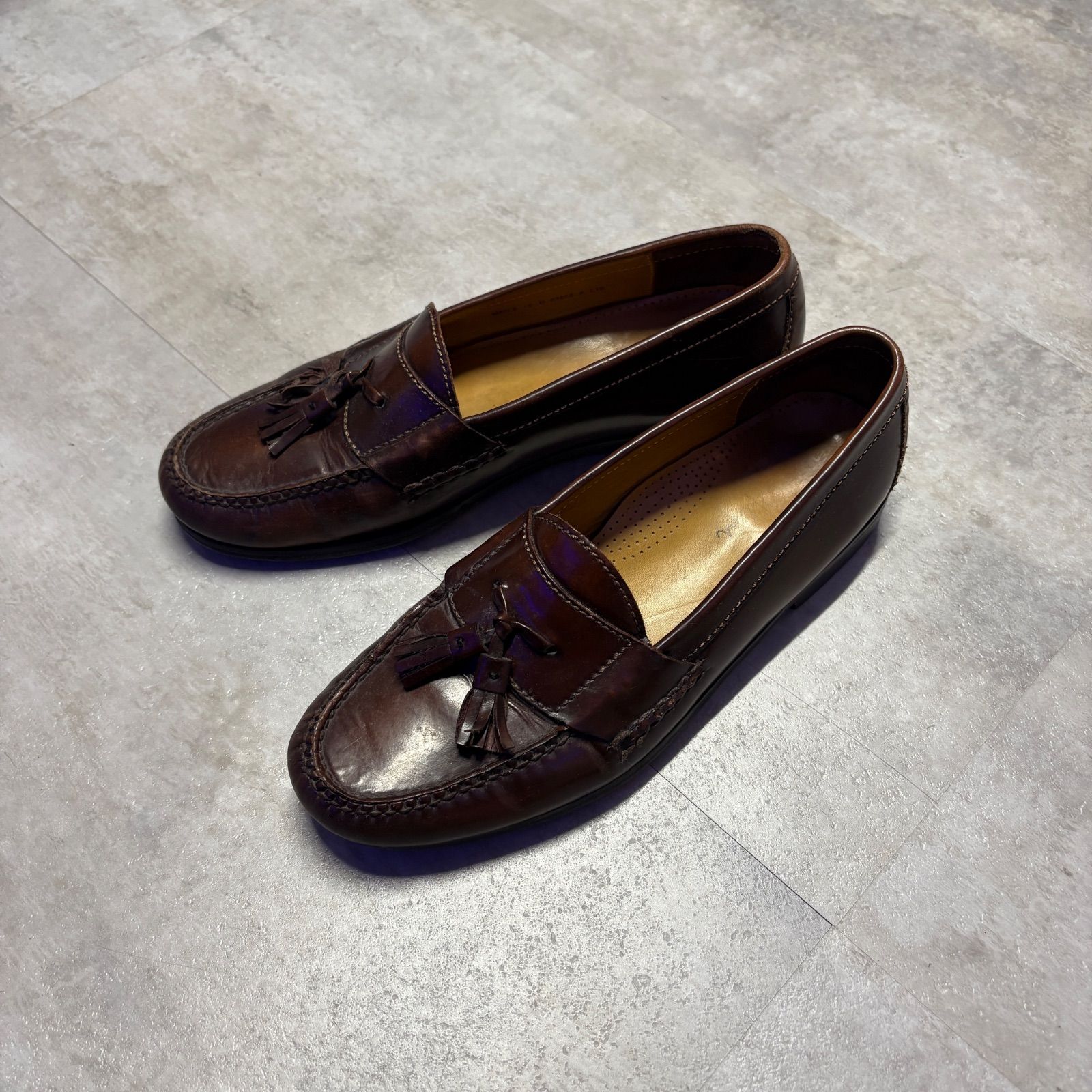 cole haan ピンチタッセルローファー レザー 28cm - メルカリ