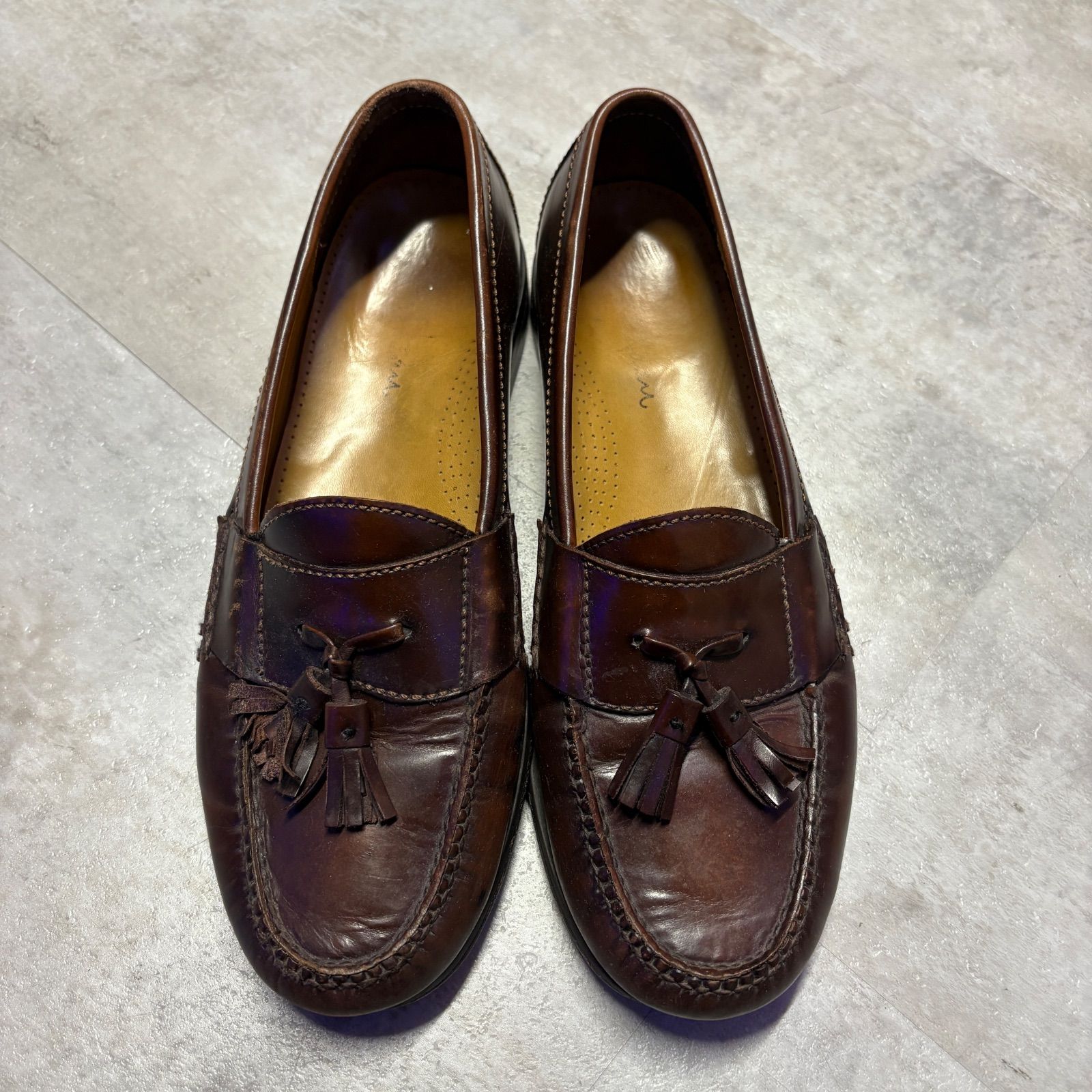 haan ピンチタッセルローファー