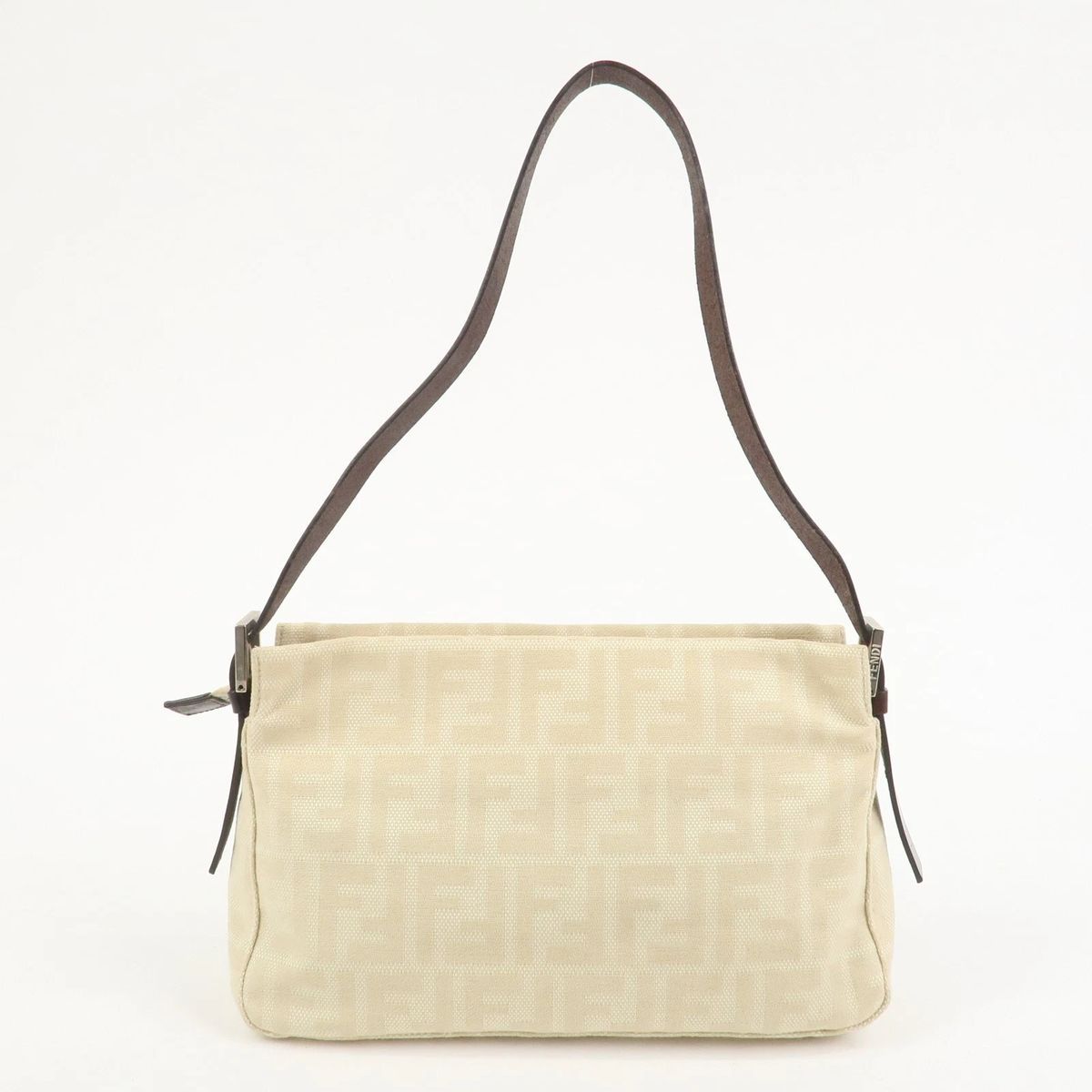 やや使用感あり】FENDI フェンディ ズッカ キャンバス レザー