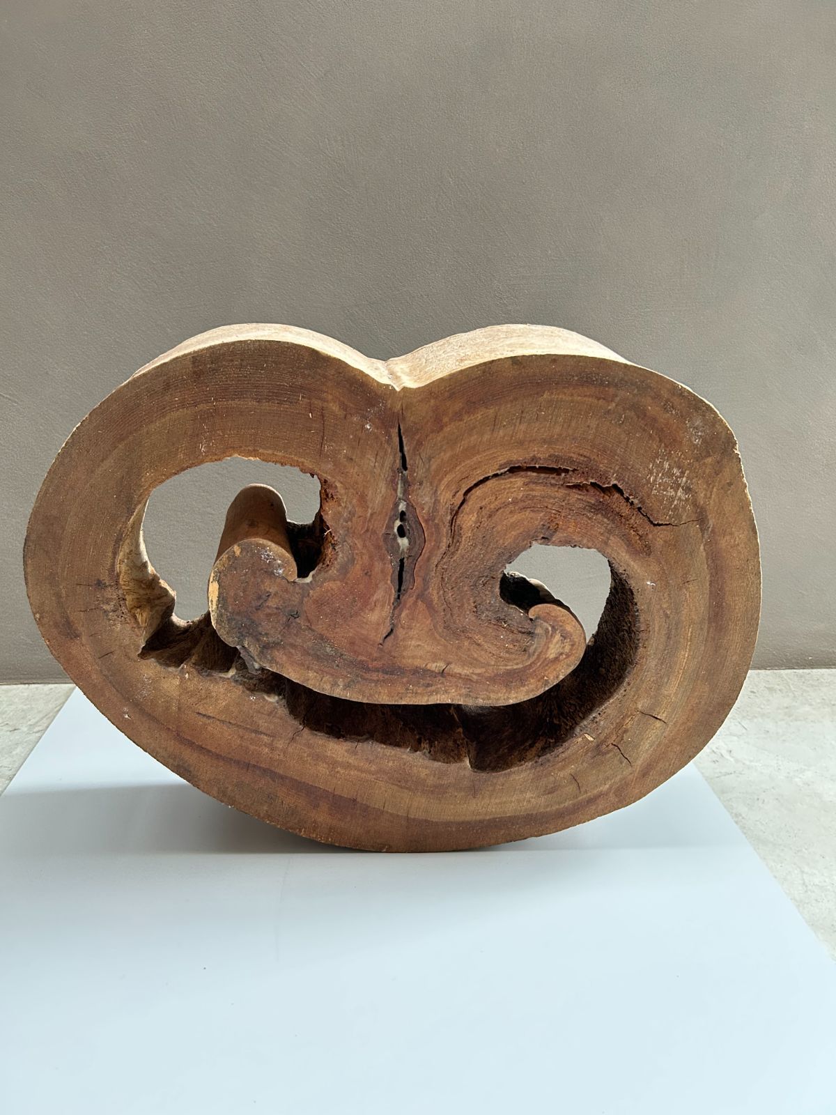 欅 ケヤキ 輪切り オブジェ 厚手 ローテーブル サイドテーブル 木工細工