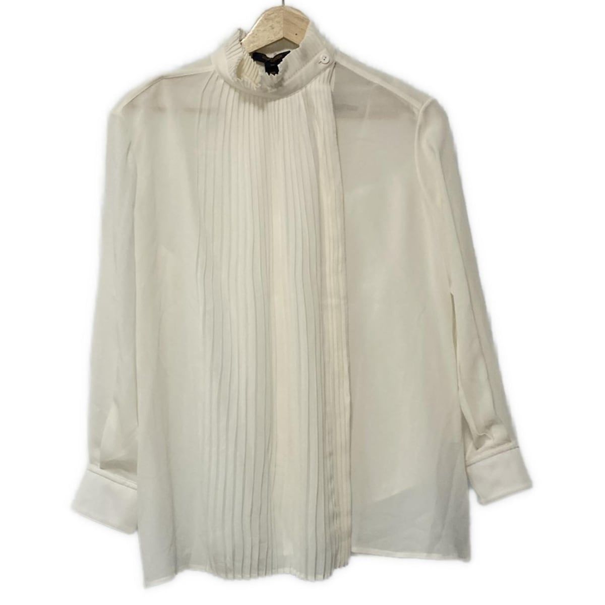 ルイヴィトン　長袖ブラウス シルク ルイヴィトン 長袖シャツブラウス サイズ34 S レディース新品同様