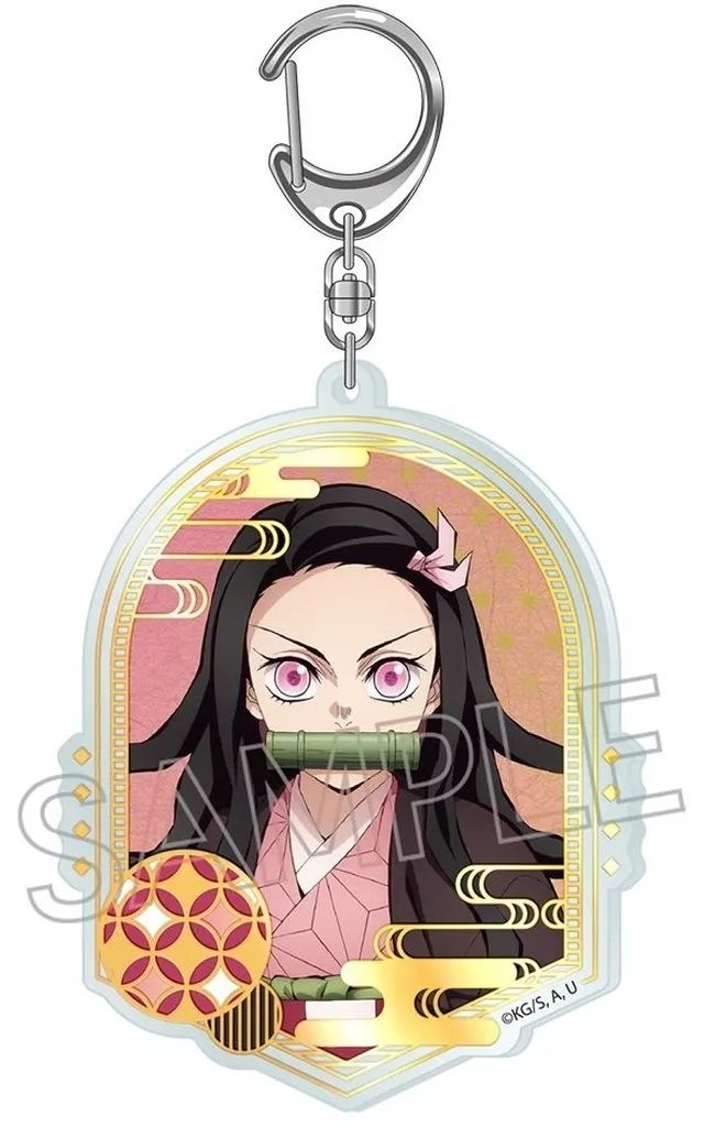 新品】キーホルダー 竈門禰豆子A 箔押しアクリルキーホルダー 「鬼滅の