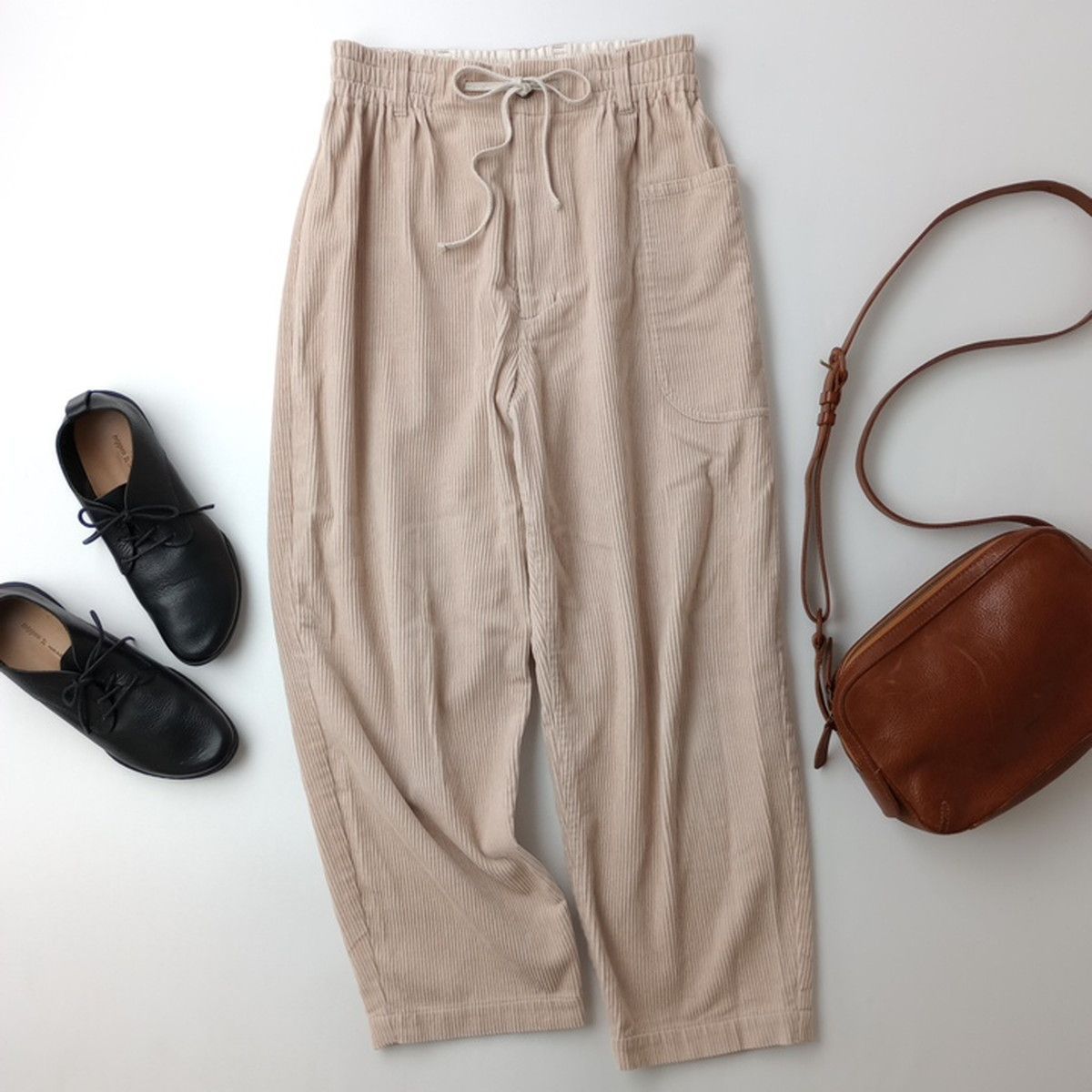 atelier naruse アトリエナルセ cotton corduroy balloon pants