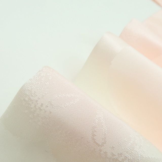 百華 Y 4317 単衣 正絹 仕付け糸 半襟 居敷当て付 桜 手縫い仕立て 振袖用 長襦袢