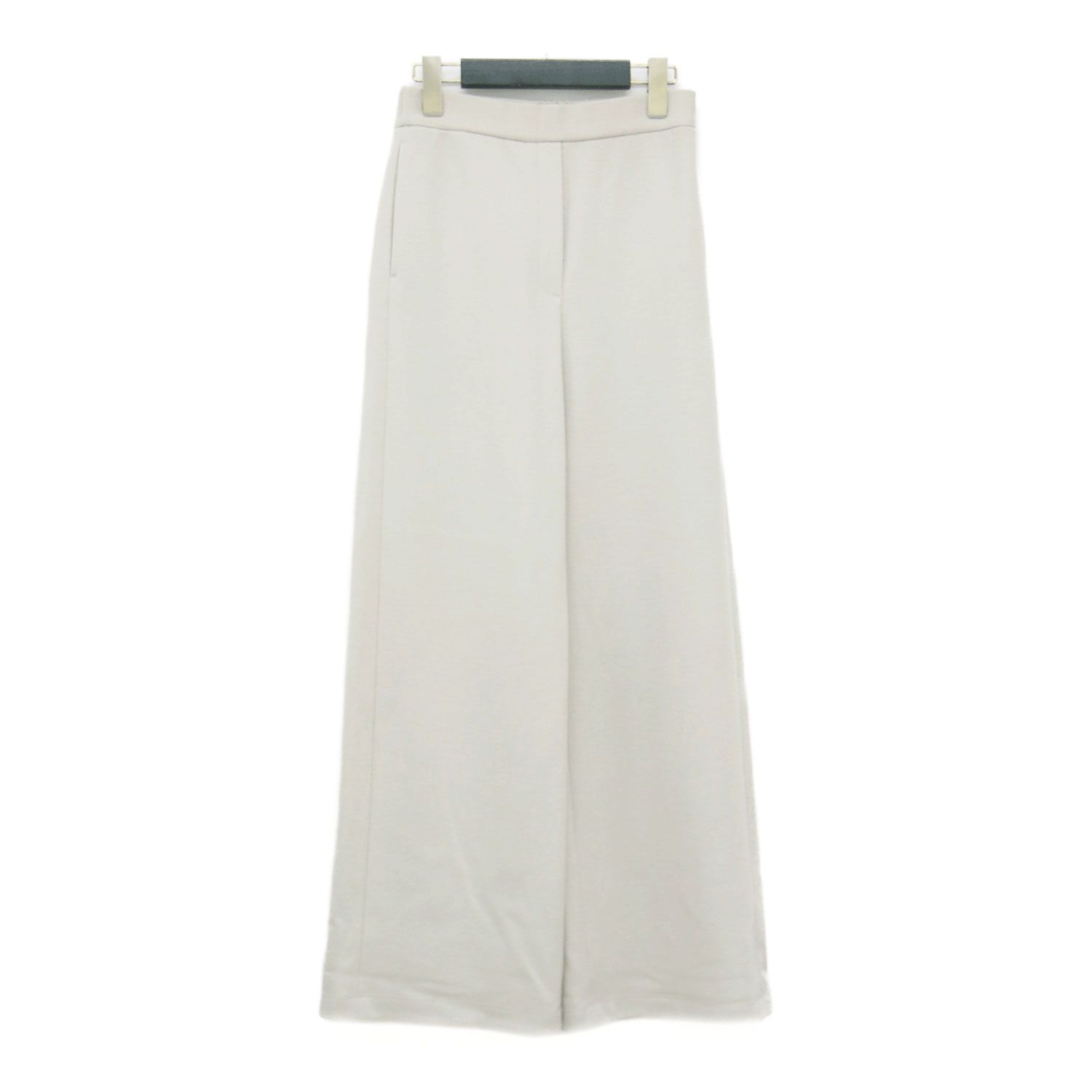 theory luxe セオリーリュクス パンツ ベージュ サイズ S 34 XS 24秋冬 ウール ジャージ ストレートパンツ DAHLIA JERSEY BREDA ワイドパンツ プルオン ウエストゴム 日本製 レディース