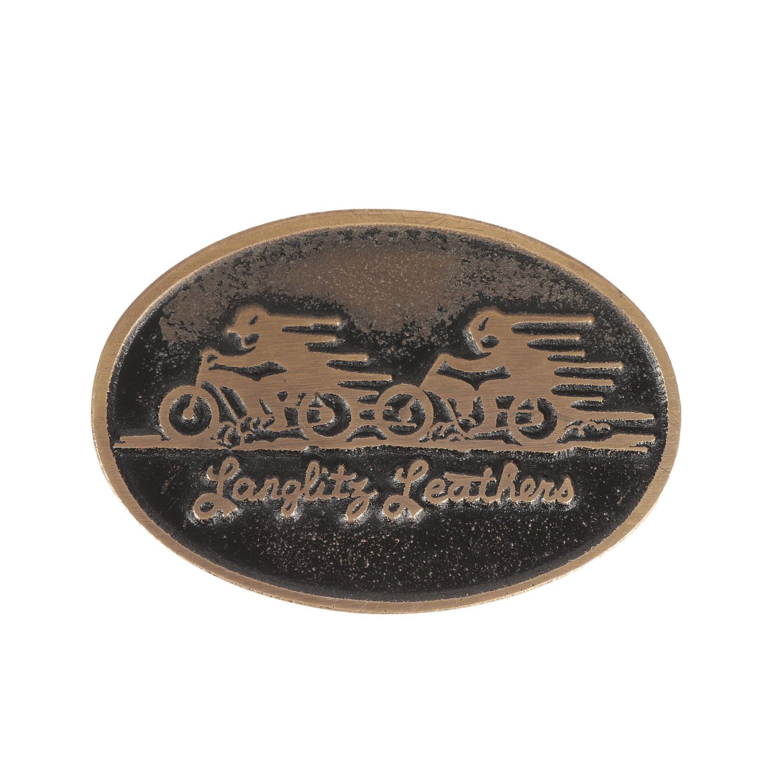 Langlitz Leathers ラングリッツ レザー DynaBuckle MFG製 ロゴバックル ブラス ファッション アイテム 小物