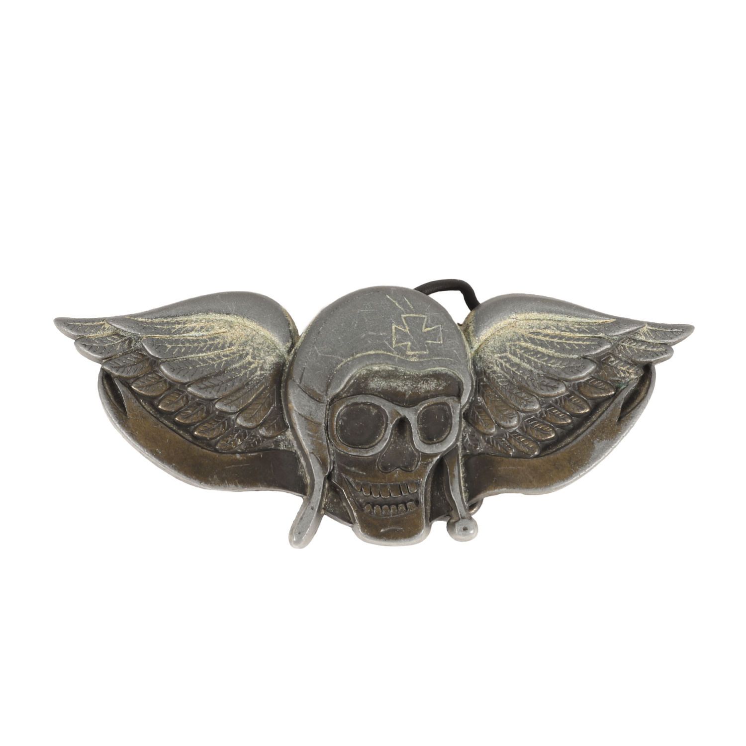 U S VINTAGE ヴィンテージ 70～80 MBCI製 スカルウィング バックル ブラス 古着 ファッション アイテム 小物 ベルト メンズ