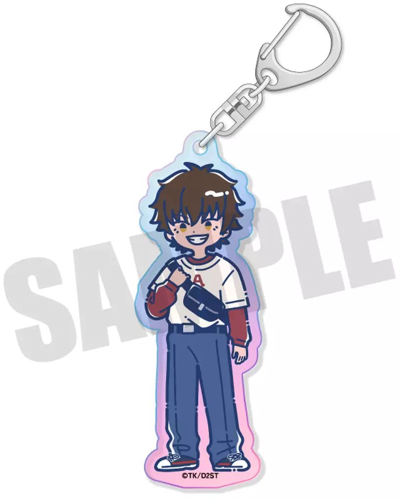 中古】キーホルダー 沢村栄純 れとぽぷ 第2弾 オーロラアクリル