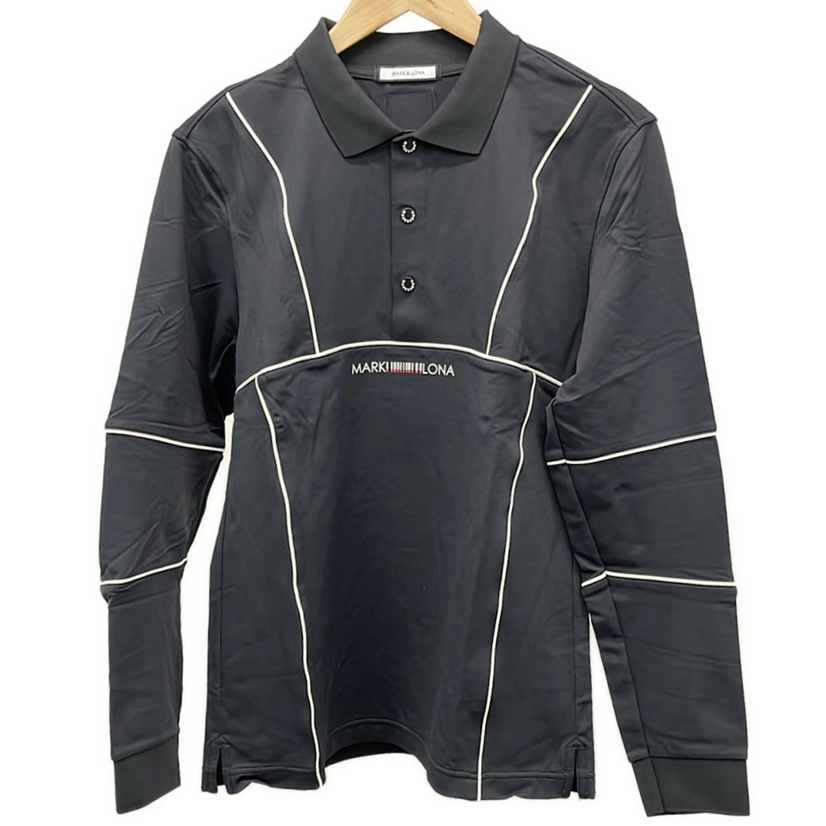 MARK&LONA(マークアンドロナ) 長袖ポロシャツ サイズ48 XL メンズ美品