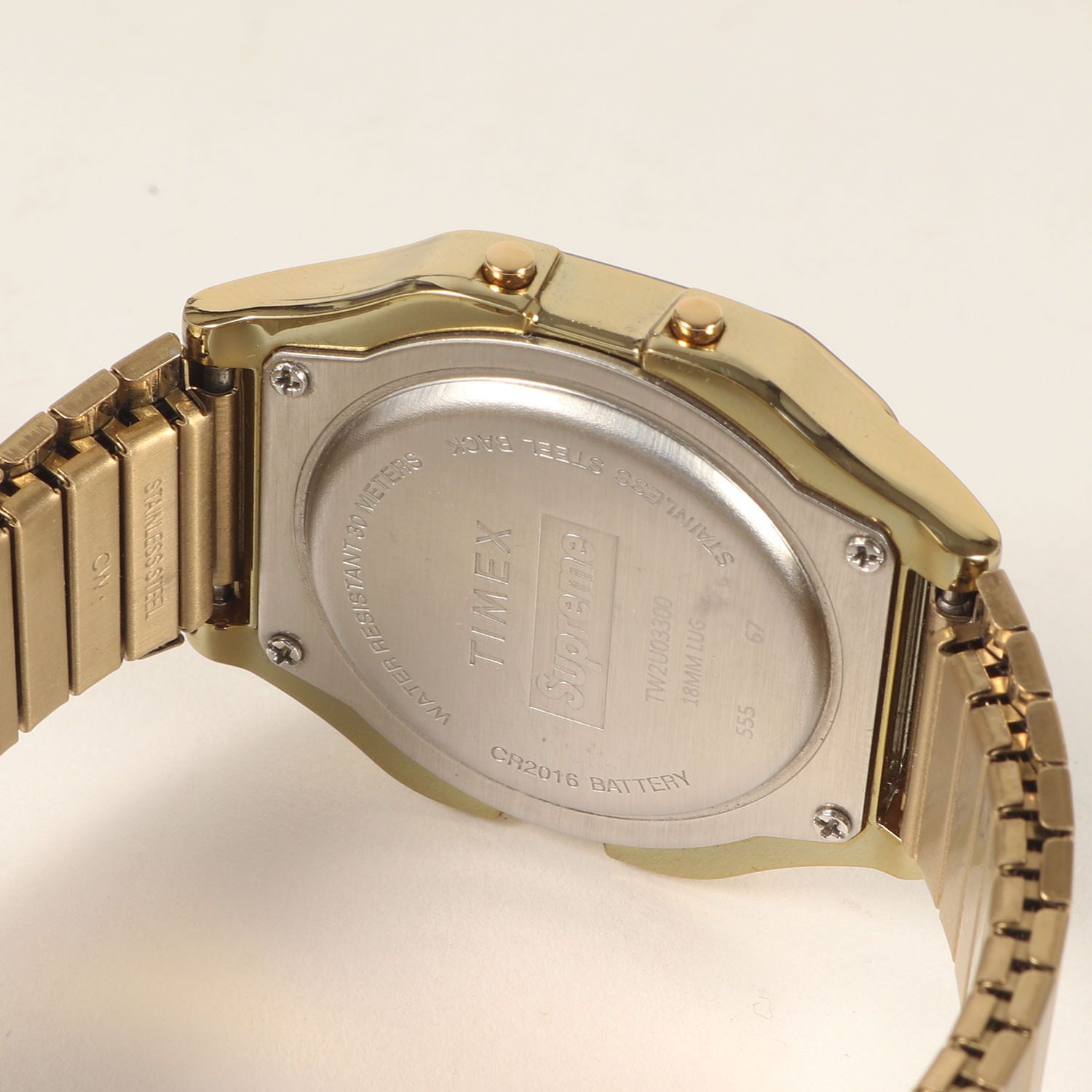  Supreme シュプリーム TIMEX デジタル 腕時計 ウォッチ Digital Watch ゴールド コラボ アイテム メンズ その他 時計