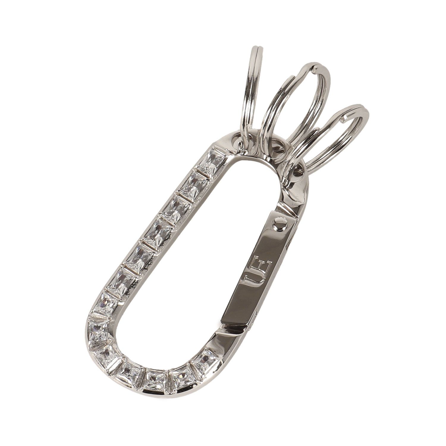 UNIFORM ユニフォームエクスペリメント 25 SS ジルコニア カラビナ ZIRCONIA CARABINER シルバー クリア ファッション アイテム 小物 メンズ
