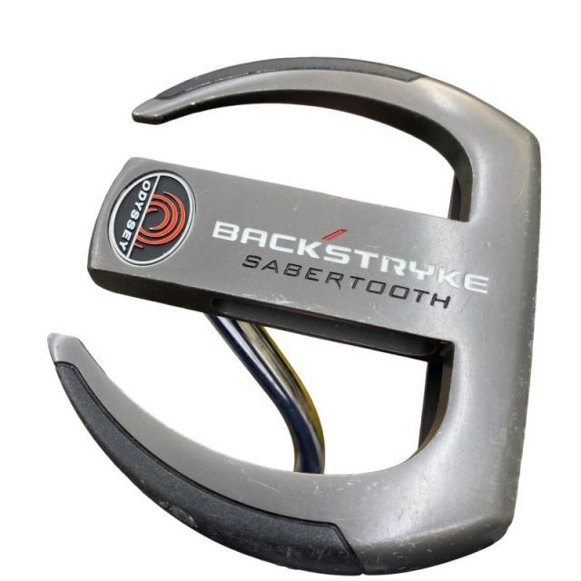 オデッセイ BACK STRYKE Sabertooth 34インチ パター PT スチール フレックスその他 メンズ 男性用 右利き 右用 Dランク ゴルフクラブ