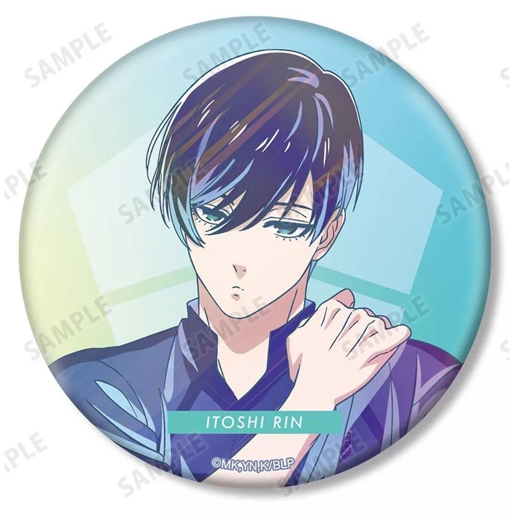 中古】バッジ・ビンズ 糸師凛 描き下ろし 試合前の準備中ver. Ani-Art