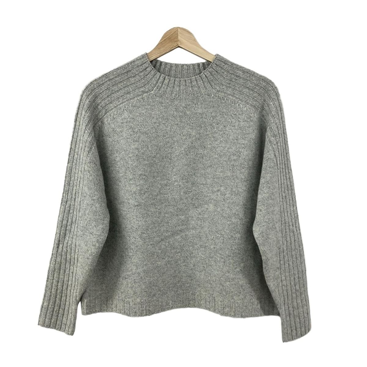 theory luxe セオリーリュクス 長袖セーター サイズ38 M レディース ライトグレー クルーネック