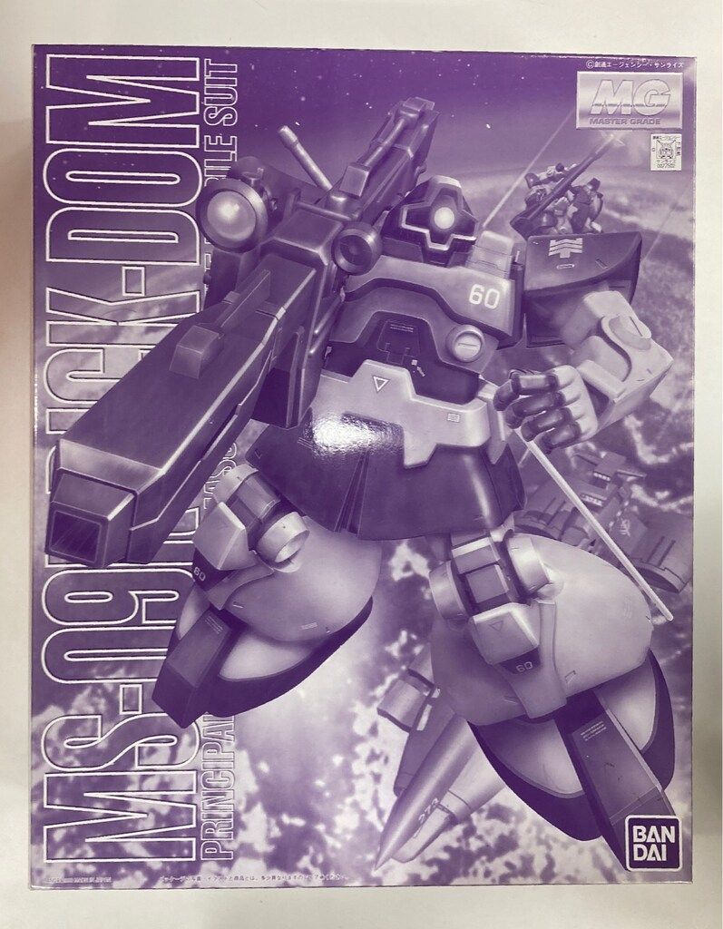 バンダイ MG 1 100 イベント モデル 機動戦士ガンダム リック ドム メッキ クリア