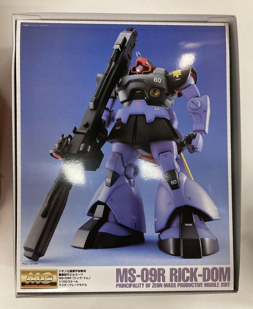 バンダイ MG 1 100 イベント モデル 機動戦士ガンダム リック ドム メッキ クリア