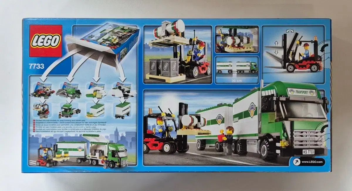 LEGOブロック シティ 7733 運送車両とフォークリフト MISB