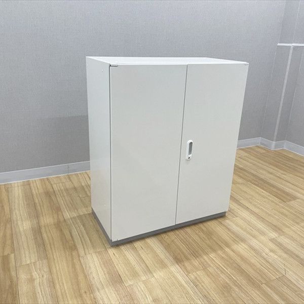 プラス 両開き書庫 リンクス LX 5 スチールキャビネット ホワイト