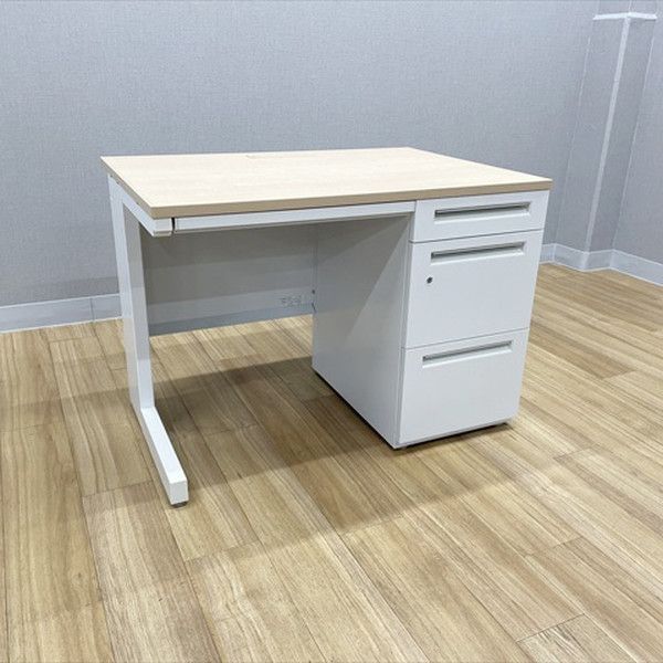 内田洋行 ウチダ 片袖デスク 3段 スカエナ Sタイプ W 1000 D 700 オフィスデスク プレーン