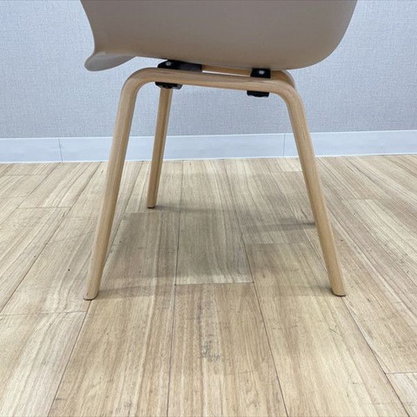  ミーティングチェア 肘付 アスプルンド ワークプラス レフア ブラウン デスクワーク オフィスチェア ワークチェア 椅子 チェア