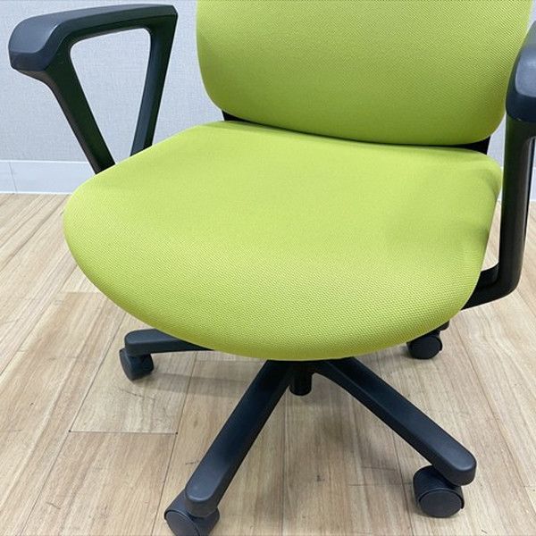  イトーキ トルテRチェア ローバック 肘付 オフィスチェア グリーン 疲れにくい椅子 オフィスチェア ワークチェア 椅子 チェア