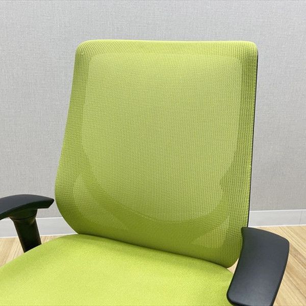  オカムラ ゼファー メッシュ 肘付 オフィスチェア グリーン PUレザー オフィスチェア ワークチェア 椅子 チェア
