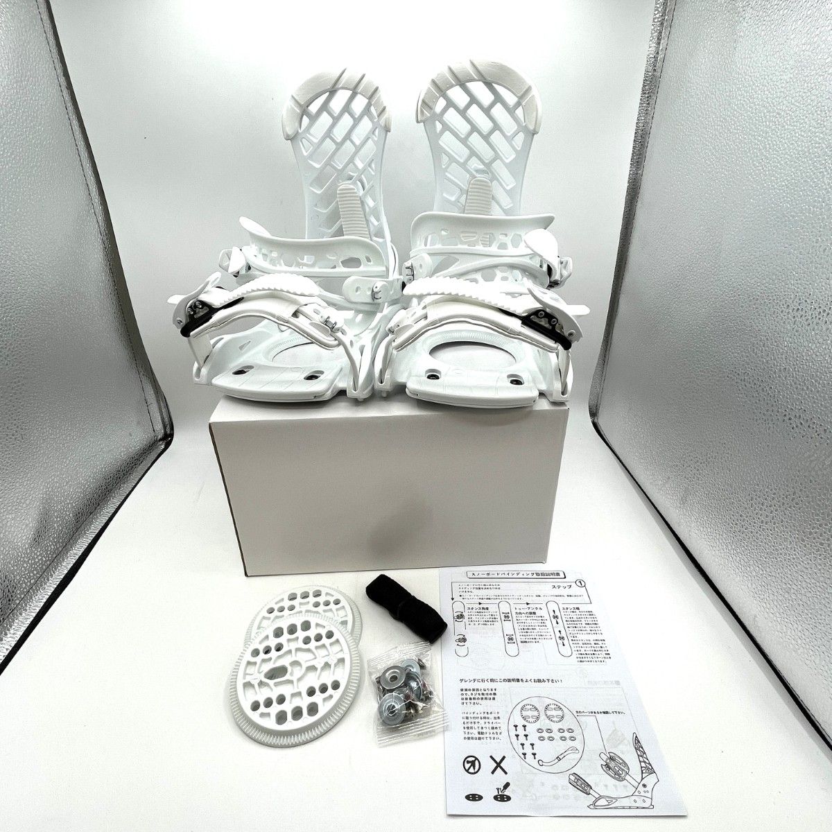 ◎◎Swallow スワロー スノーボード ビンディング Swallow ZUMA ZM 4300 SIZE ML ホワイト