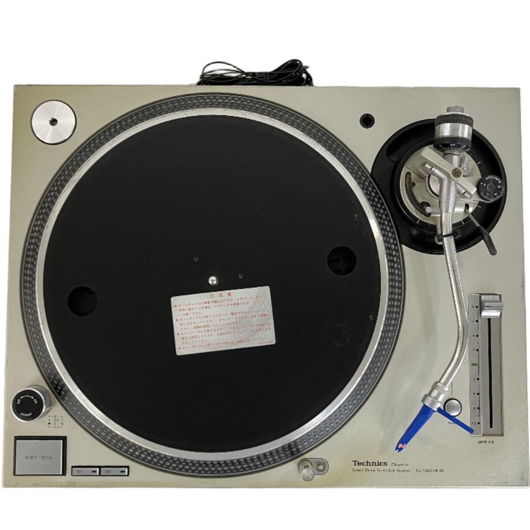 Technics SL-1200MK3D ターンテーブル カートリッジ付き technics SL-1200MK3D ターンテーブル レコードプレイヤー